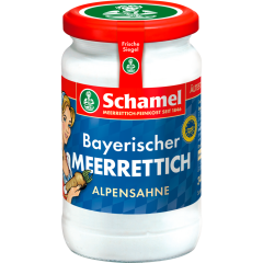 Schamel Bayerischer Meerrettich Alpensahne 340 g 