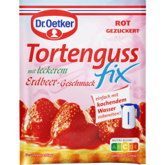 Dr.Oetker Tortenguss fix Erdbeer für 250 ml 