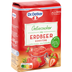 Dr.Oetker Gelierzucker für Erdbeer Konfitüre 2:1 500 g 