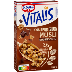 Dr.Oetker Vitalis Knusper Müsli Plus Double Chocolate 450 g 