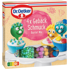 Dr.Oetker Gebäckschmuck Bunter Mix 4 x 25 g 