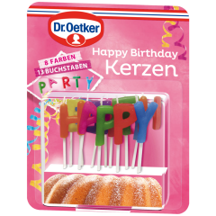 Dr.Oetker Happy Birthday Kerzen 13 Buchstaben 