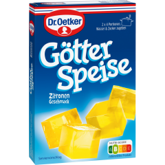 Dr.Oetker Götterspeise zum Kochen Zitronen-Geschmack für 2 x 4 Portionen 