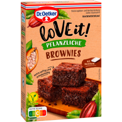 Dr.Oetker LoVE it! Pflanzliche Brownies 480 g 