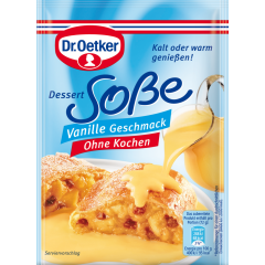 Dr.Oetker Dessert-Soße Vanille ohne Kochen für 250 ml 