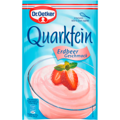 Dr.Oetker Quarkfein Erdbeer-Geschmack für 200 ml 