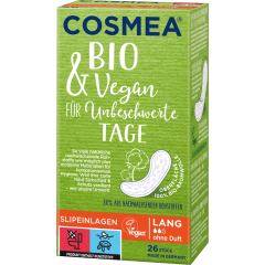 Cosmea Bio & Vegan Slipeinlagen lang 26  Stück 