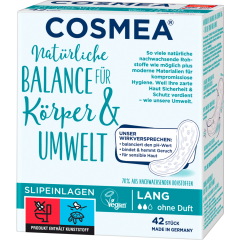 Cosmea Slipeinlagen Balance Lang 42 Stück 