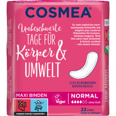 Cosmea Maxi Binden Comfort Plus Normal 22 Stück 