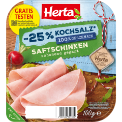 Herta Saftschinken -25 % Kochsalz 100 g 