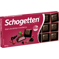 Schogetten Edel-Zartbitter-Cranberry 100 g 