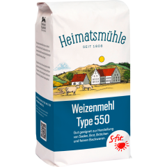 Heimatsmühle Weizenmehl Type 550 S-fix 1 kg 