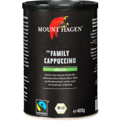 Mount Hagen Bio Family Cappuccino löslich 400 g 