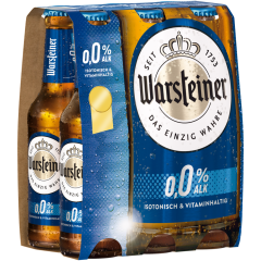 Warsteiner Alkoholfrei 0,0 % - 6-Pack 6 x 0,33 l 