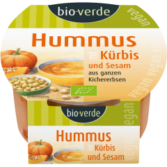 bio-verde Bio Hummus mit Kürbis & Sesam 150 g 