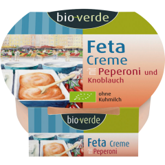 bio-verde Bio Feta-Creme Knoblauch-Peperoni 125 g 