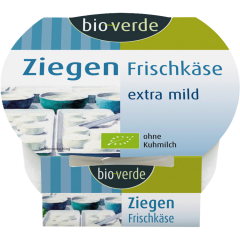 bio-verde Bio Ziegen-Frischkäse extra mild 50 % Fett i. Tr. 100 g 