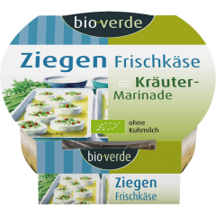 bio-verde Bio Ziegenfrischkäse in Kräutermarinade 50 % Fett i. Tr. 100 g 