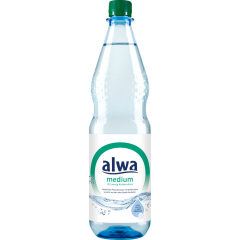 alwa Natürliches Mineralwasser Medium 1 l 