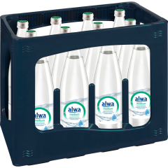 alwa Mineralwasser Medium - Kiste 12 x 0,75 l 