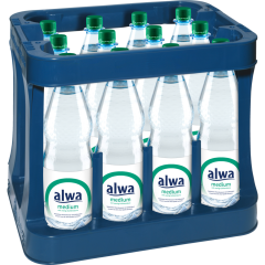 alwa Natürliches Mineralwasser Medium - Kiste 12 x 1 l 