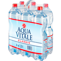 Aqua Vitale Mineralwasser Classic - 6-Pack 6 x 1,5 l 