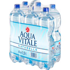 Aqua Vitale Mineralwasser Naturelle - 6-Pack 6 x 1,5 l 