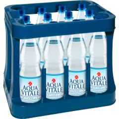 Aqua Vitale Natürliches Mineralwasser Naturelle - Kiste 12 x 1 l 
