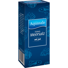 Aquasale Feines Meersalz mit Jod 500 g 