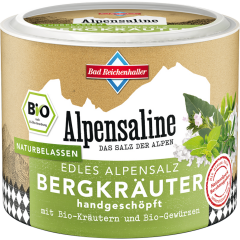 Bad Reichenhaller Bio Alpensaline Edles Alpensalz Bergkräuter 90 g 