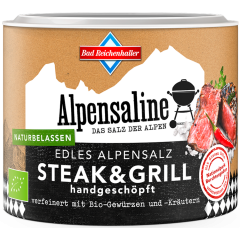 Bad Reichenhaller Bio Alpensaline Edles Alpensalz Steak & Grill 90 g 
