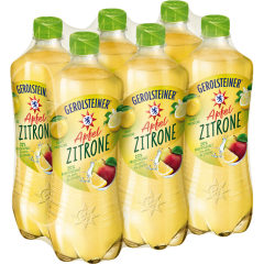 Gerolsteiner Apfel-Zitrone 0,75 l - Klarsicht- / Packung 6 x          0.750L 