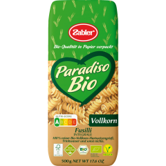Zabler Paradiso Bio Vollkorn Fusilli 500 g 