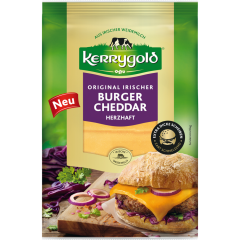 Kerrygold Original Irischer Burger Cheddar Herzhaft 50 % Fett i. Tr. 150 g 