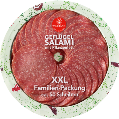 Wiltmann Geflügel-Salami mit Pflanzenfett XXL-Familien-Packung 200 g 