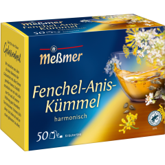Meßmer Fenchel-Anis-Kümmel 50 Teebeutel 