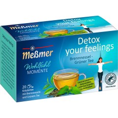 Meßmer Detox your feelings Brennnessel-Grüner Tee 20 Teebeutel 