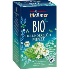 Meßmer Bio Holunderblüte Minze 20 Teebeutel 
