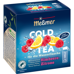 Meßmer Cold Tea Himbeere-Zitrone 14 Teebeutel 