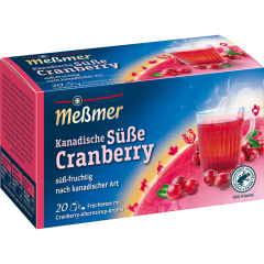 Meßmer Kanadische Süße Cranberry 20 Teebeutel 