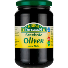 FEINKOST DITTMANN Spanische Oliven geschwärzt 300 g 