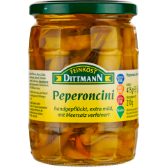 FEINKOST DITTMANN Peperoncini extra mild 475 g 