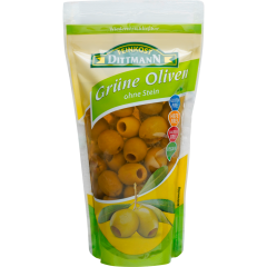 FEINKOST DITTMANN Grüne Oliven ohne Stein 270 g 