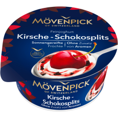 MÖVENPICK Feinjoghurt Kirsche-Schokosplits 14 % Fett 150 g 