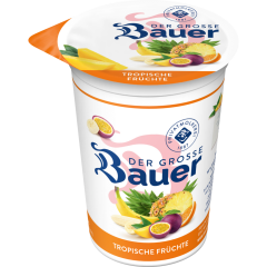 Bauer Der Große Bauer Sommer Edition Tropische Früchte 3,5 % Fett 250 g 