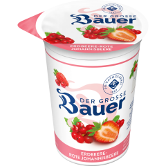 Bauer Der Große Bauer Sommer Edition Erdbeere-Johannisbeere 3,5 % Fett 250 g 
