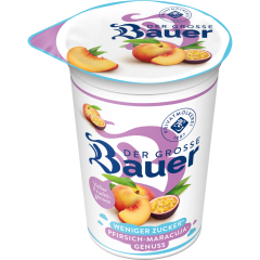 Bauer Der Große Bauer weniger Zucker Pfirsich-Maracuja-Genuss 225 g 