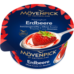 MÖVENPICK Feinjoghurt Erdbeere 14 % Fett 150 g 
