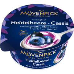 MÖVENPICK Feinjoghurt Heidelbeer-Cassis 14 % Fett 150 g 