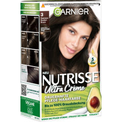 Garnier Nutrisse Creme Dauerhafte Pflege-Haarfarbe 30 espresso dunkelbraun 